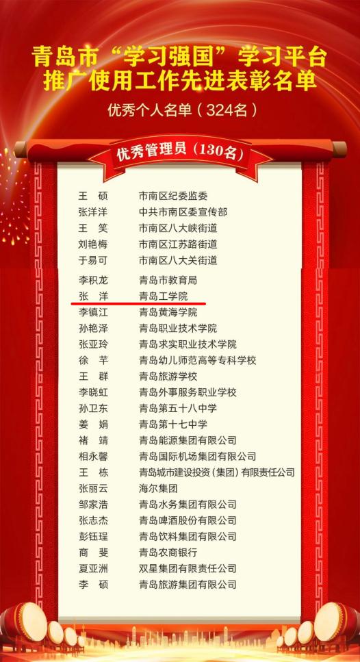 足球365喜获青岛市“学习强国”学习平台推广使用工作突出贡献单位 足球365喜获青岛市“学习强国”学习平台推广使用工作突出贡献单位