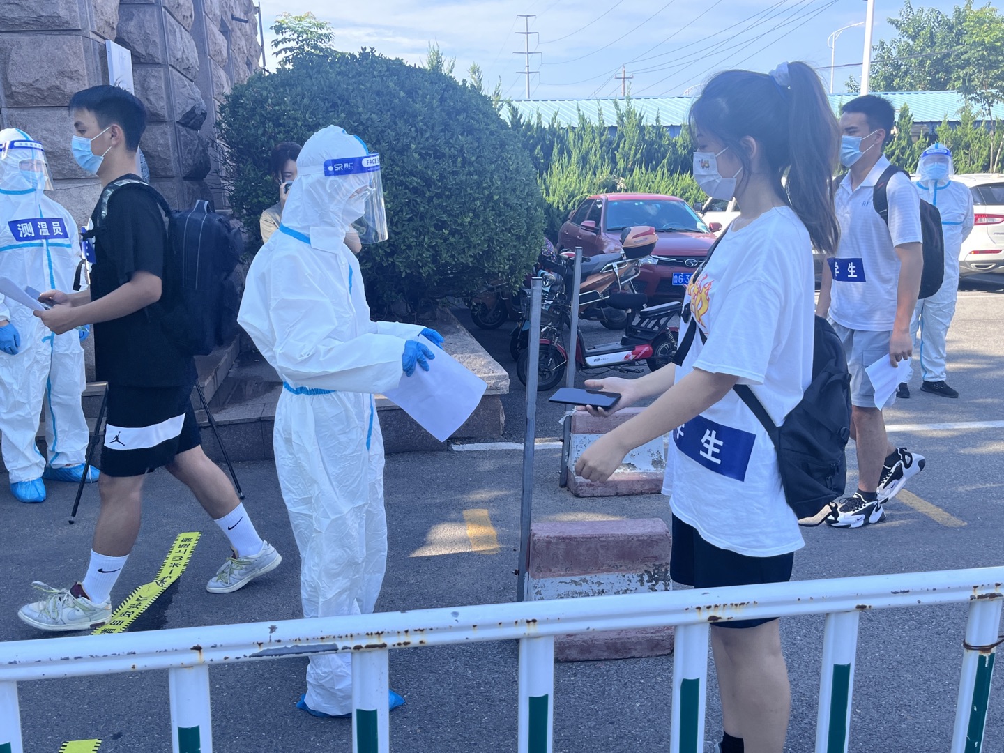 足球365直播网开展2022年秋季开学前疫情防控演练 足球365直播网开展2022年秋季开学前疫情防控演练
