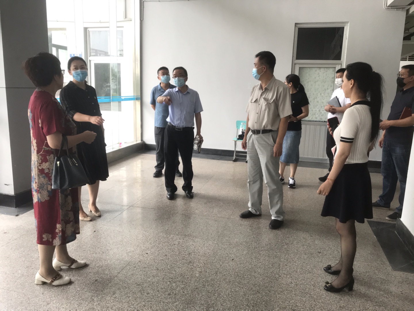 青岛市、胶州市红十字会领导赴足球365调研考察 青岛市、胶州市红十字会领导赴足球365调研考察
